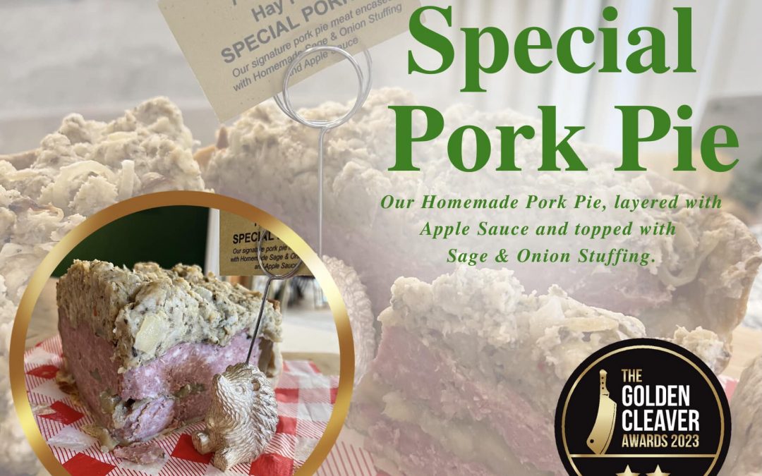 Hay Farm Pork Pie Wins Golden Cleaver Award